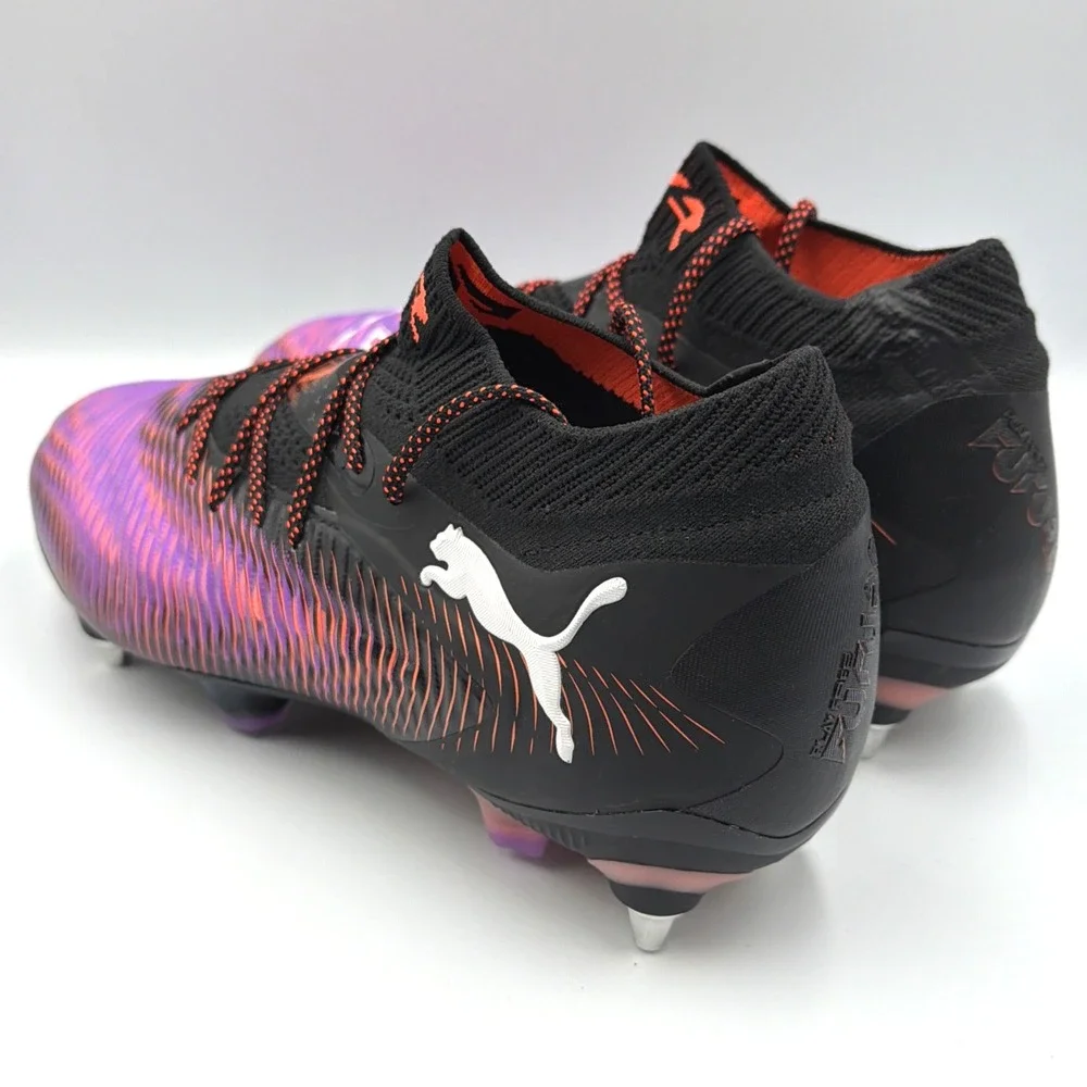 PUMA Future 8 Ultimate MxSG Soccer Cleats Black/White/Glowing Red - Men's 7 NEW